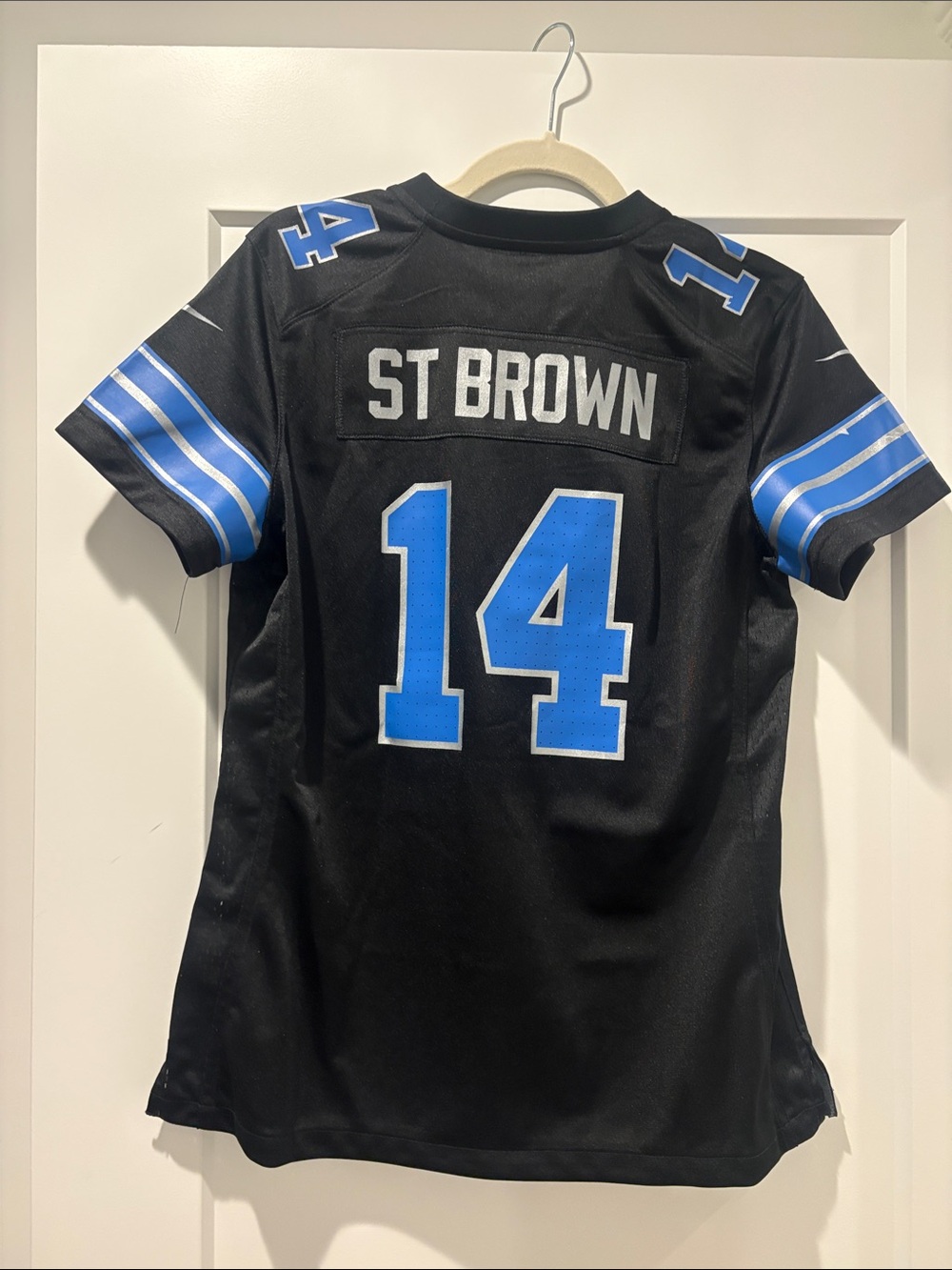 Nike Lions St Brown #14 Football Jersey